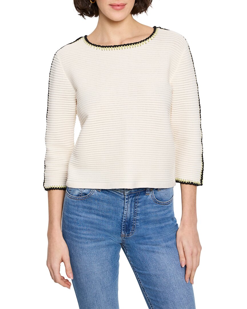 Nic + Zoe Nic+zoe Ottoman Stitched Sweater