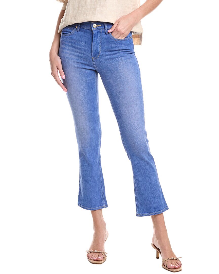 Lilly Pulitzer Liza High Rise Crop Flare In Blue