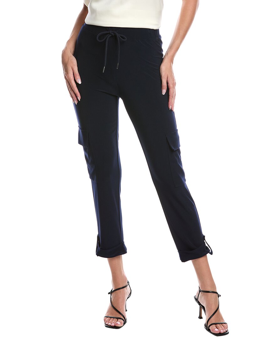 Joseph Ribkoff Cargo Trouser In Burgundy