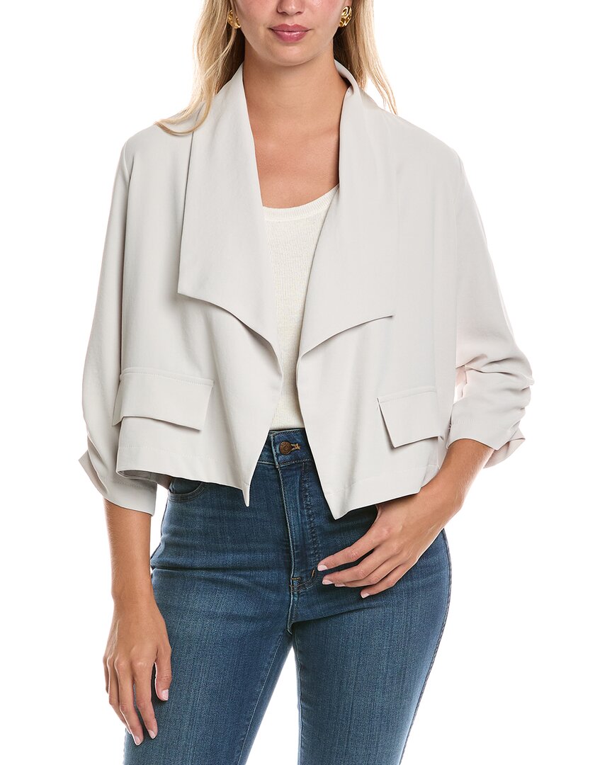 Joseph Ribkoff Blazer Top In White