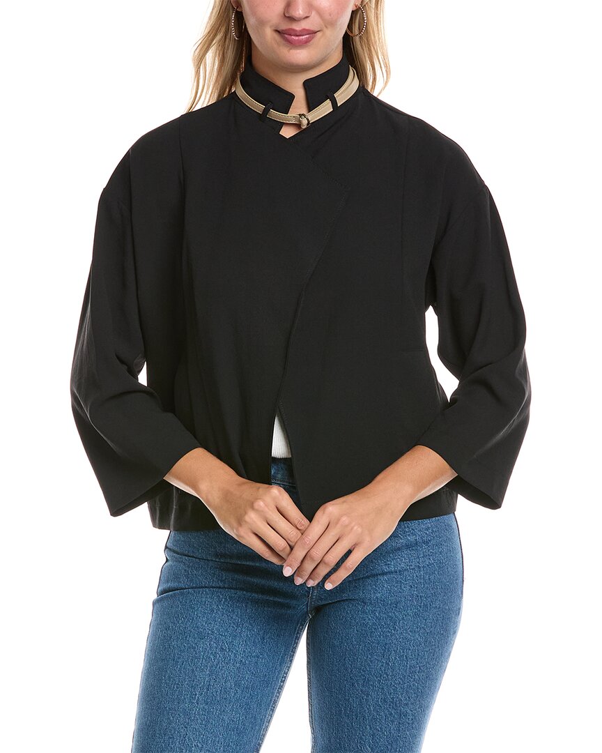 Joseph Ribkoff Belted Top In Black