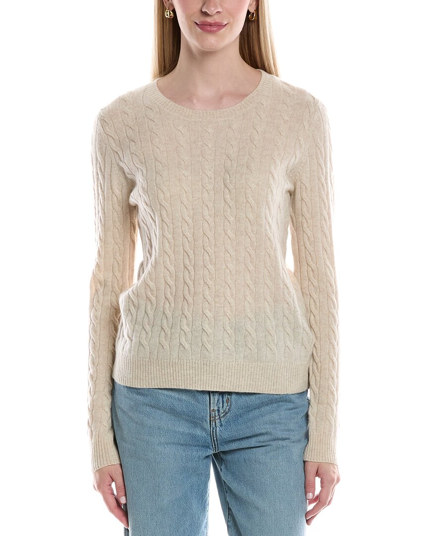 Maison Heritage Raphaelle Cashmere Sweater In White