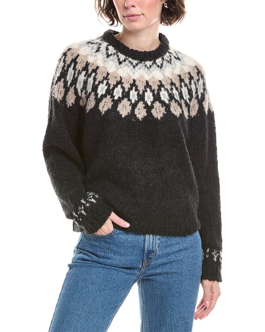 Splendid Noelle Alpaca & Wool-blend Sweater In Black