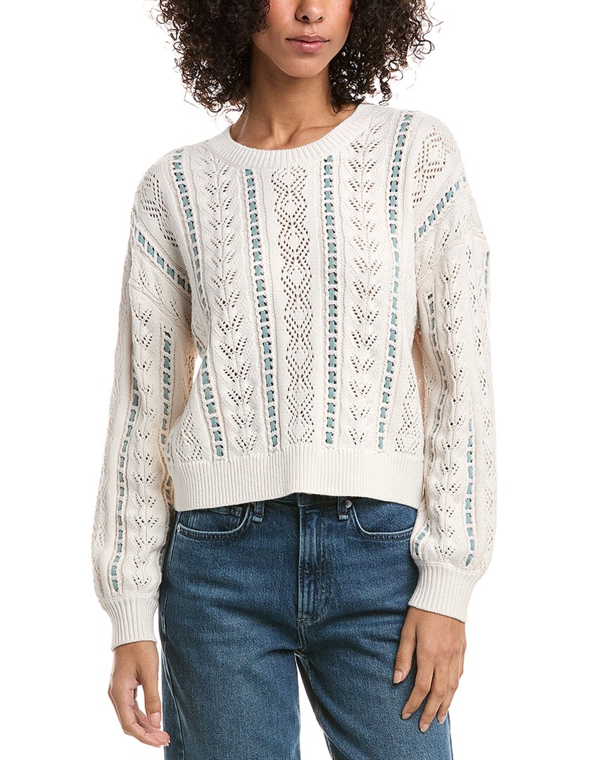 Splendid Penelope Sweater In White