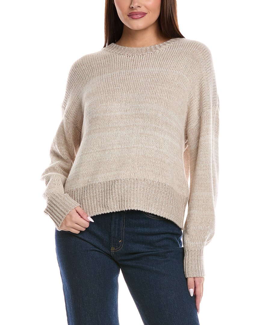 Splendid Lyla Colorblock Wool-blend Sweater In Neutral
