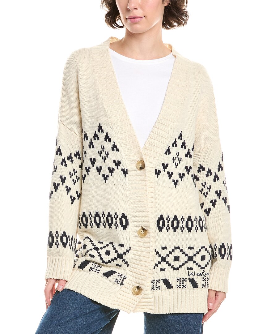 Max Mara Weekend  Acacia Cardigan In White