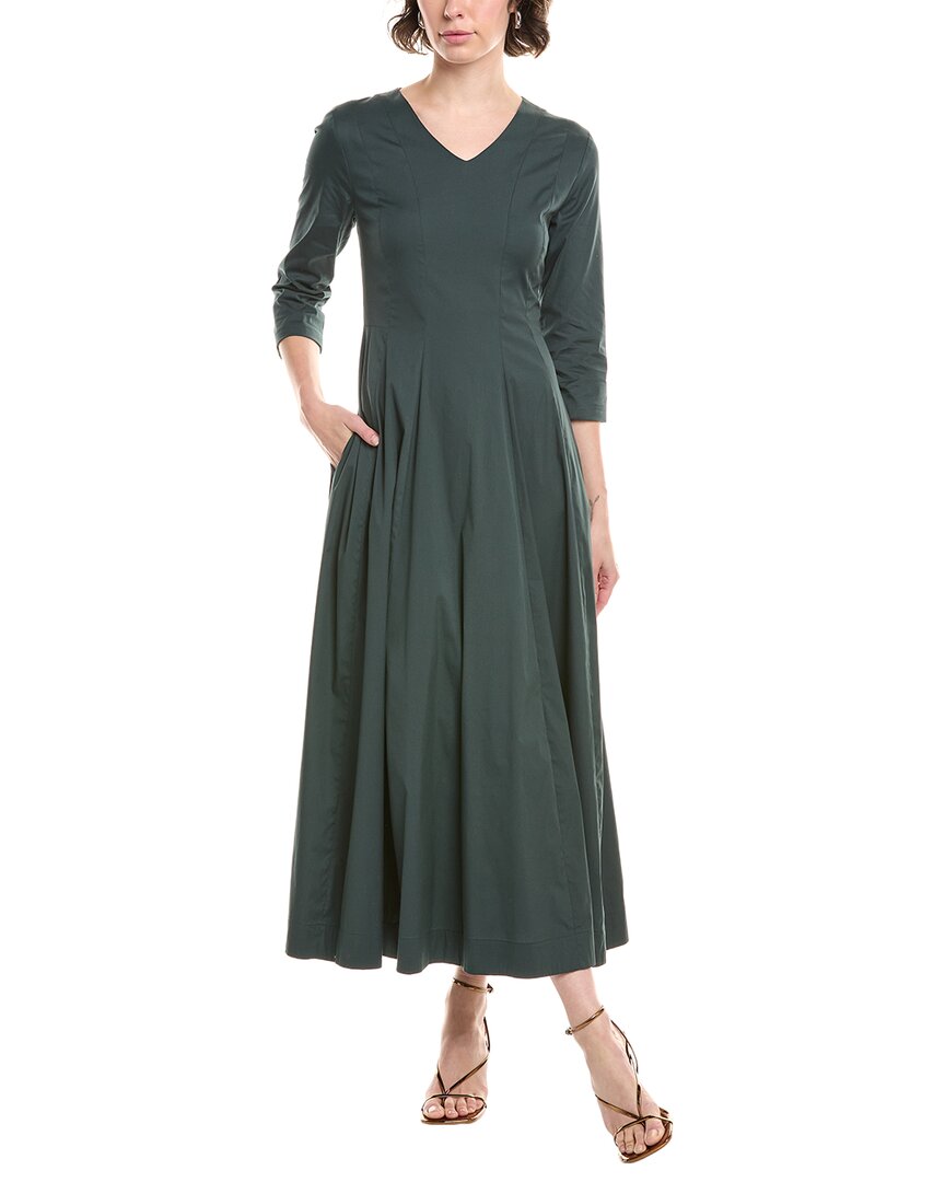 Max Mara S  Romolo Midi Dress In Green