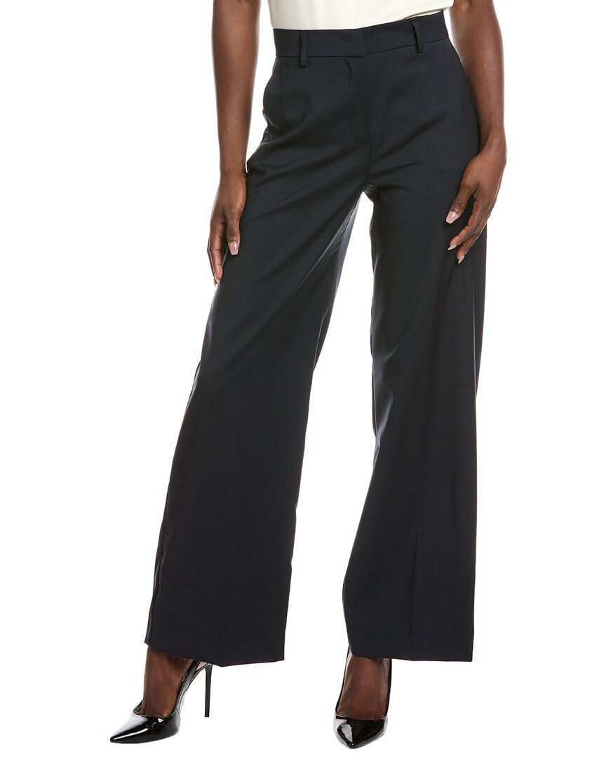 Weekend Max Mara Petra Wool-blend Trouser In Black