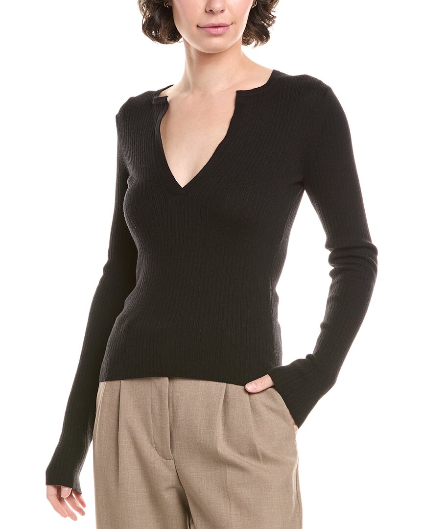 Max Mara Urlo Silk & Cashmere-blend Sweater In Black