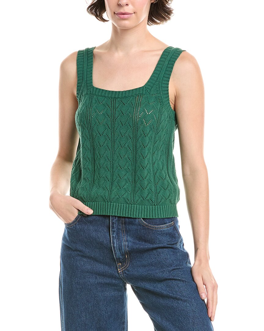Max Mara Zanora Sweater Tank In Green