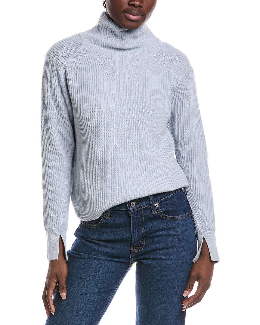 Barbour Nora Wool-blend Sweater In Blue