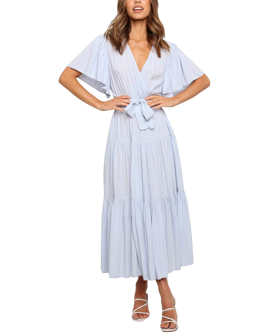 Vincent Midi Dress In Light Blue