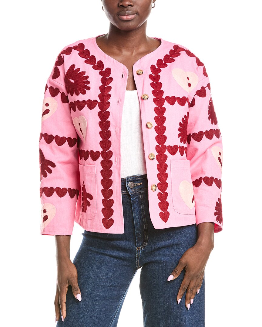 Anna Kay Lalla Jacket In Pink