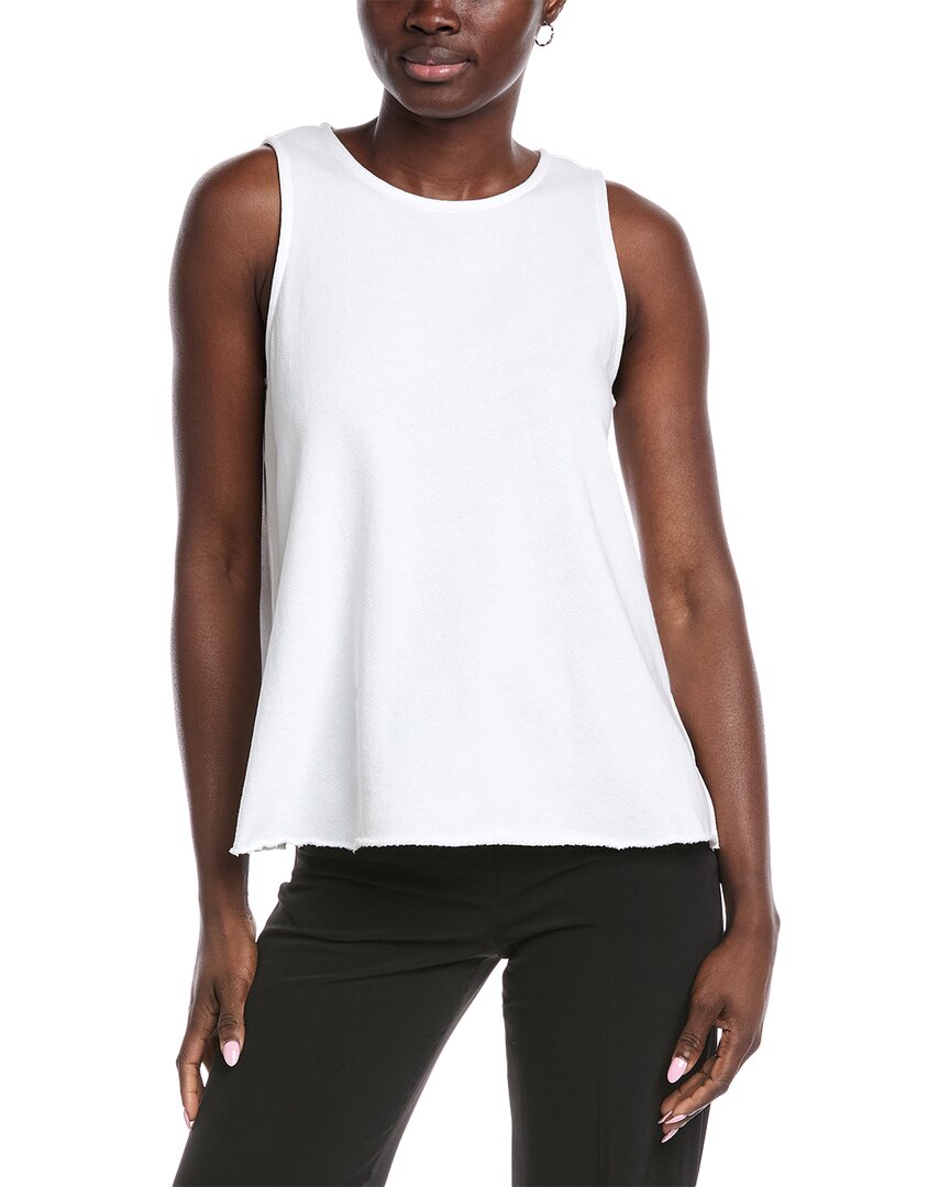 Eileen Fisher Crewneck Shell In White