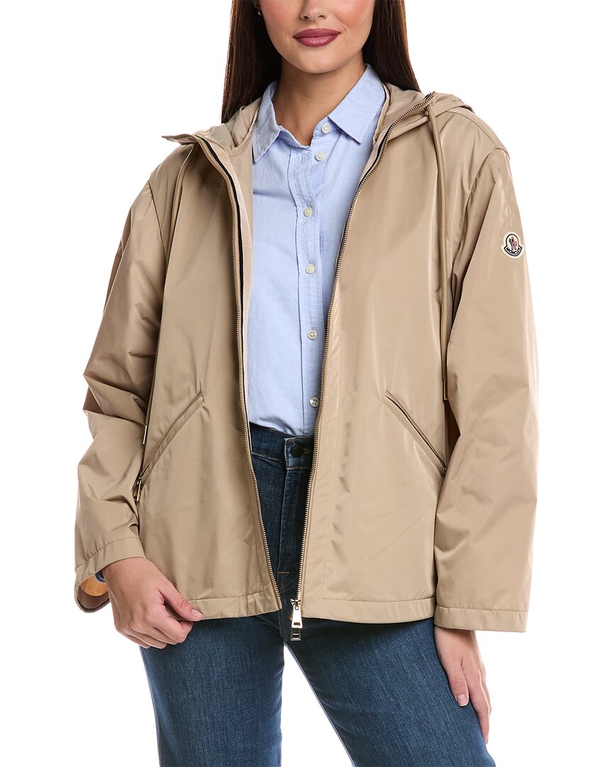 Moncler Cassiopea Windbreaker In Polyester In Neutral