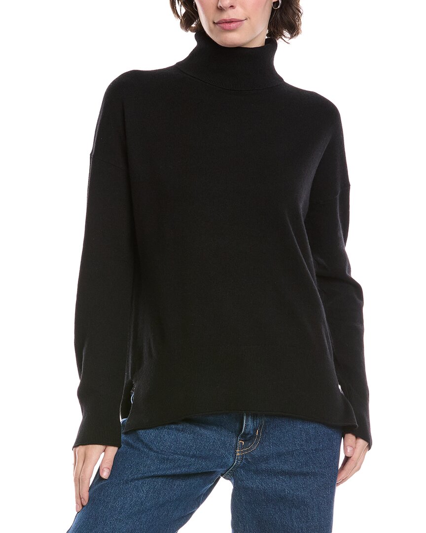 Theory Karenia Turtleneck Cashmere Sweater In Black