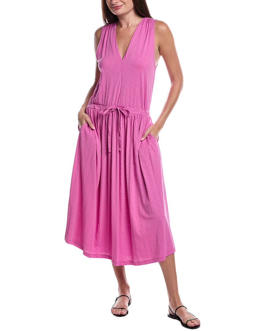 Nation Ltd Brianna Sleeveless Pima Cotton Knit Midi Dress
