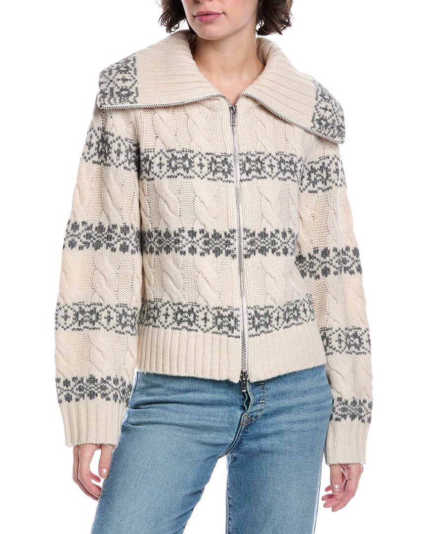 Design History Brighton Wool & Cashmere-blend Cardigan In White