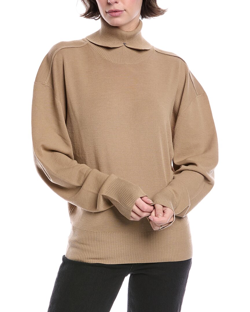 Burberry Wool Sweater In Brown