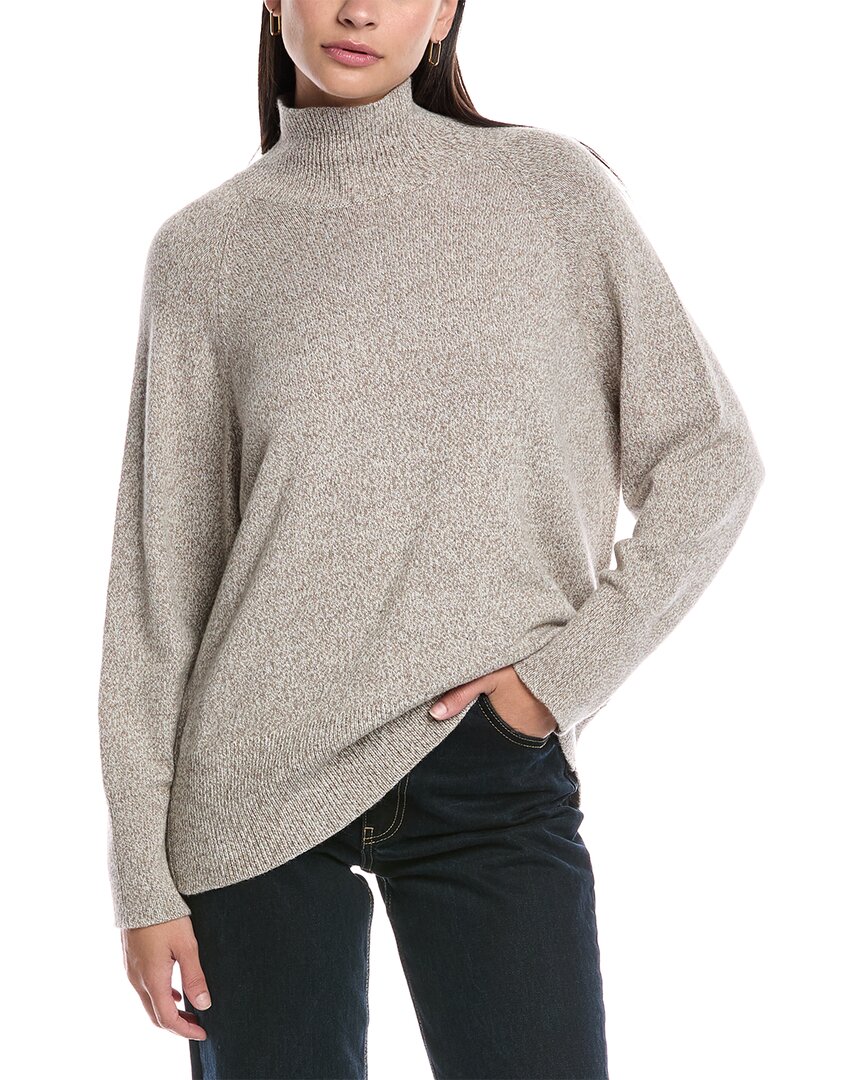 Marella Falange Wool & Cashmere-blend Sweater In Brown