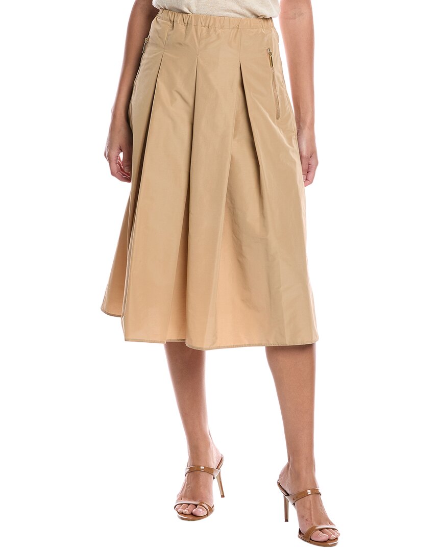 Marella Dada Midi Skirt In Brown