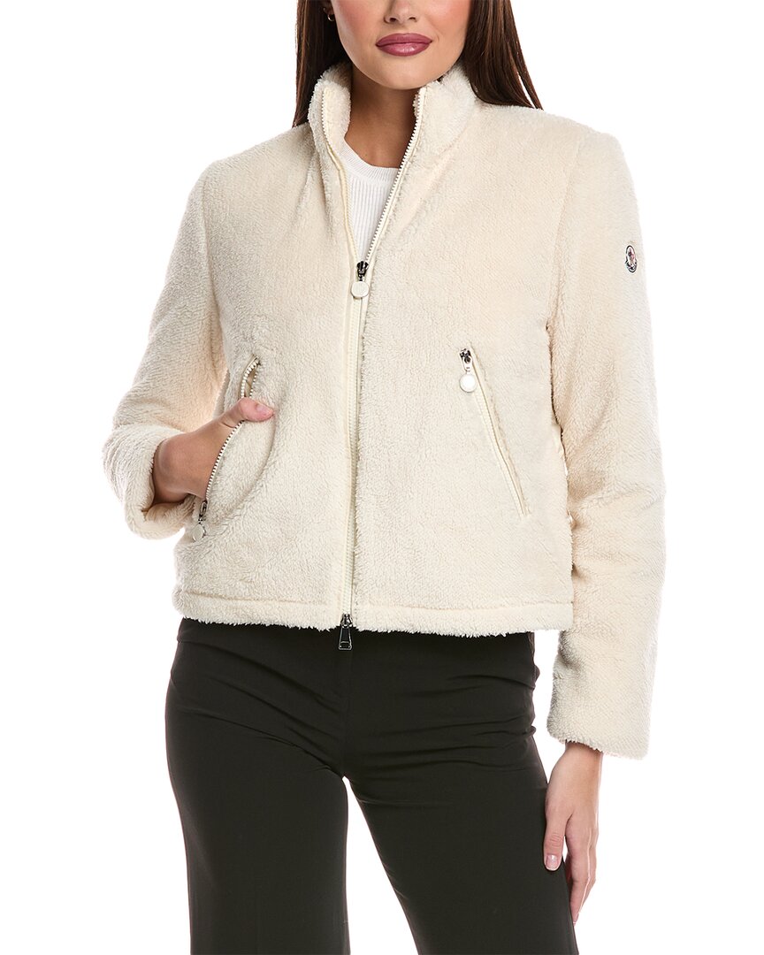 Moncler Teddy Capsule Polignac Down Jacket In Neutral