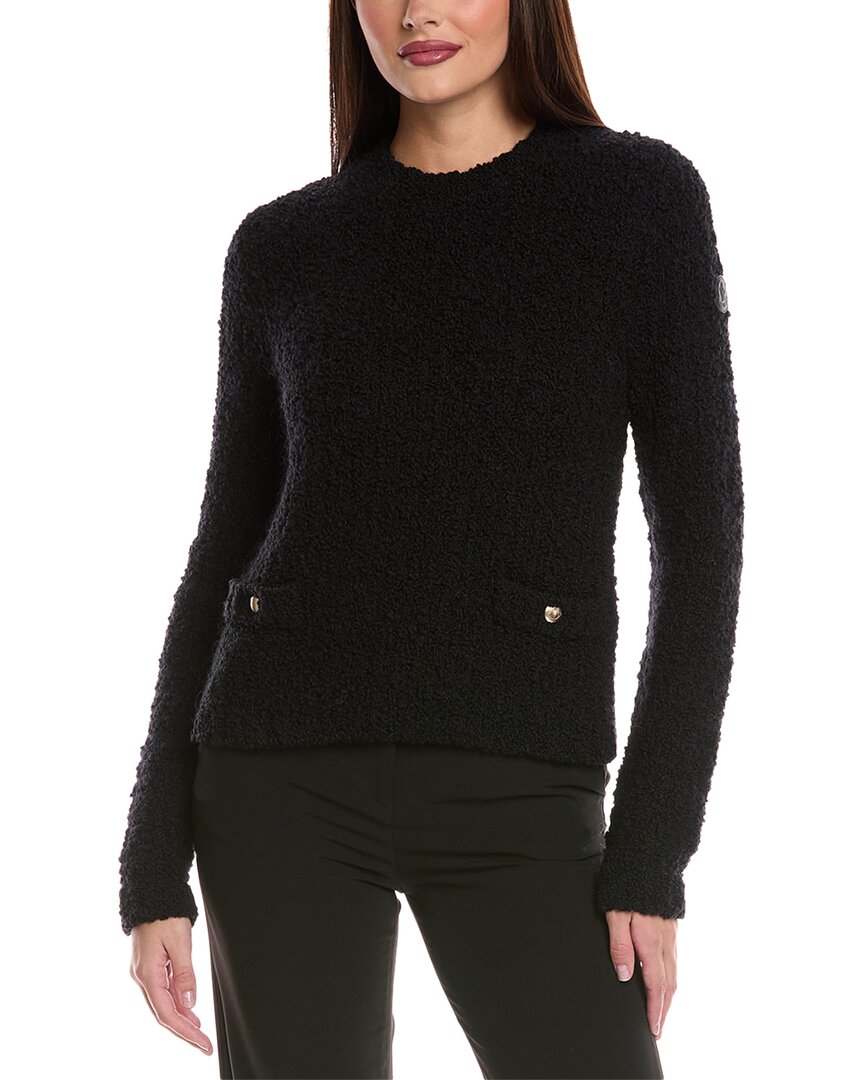 Moncler Wool & Mohair-blend Sweater In Black