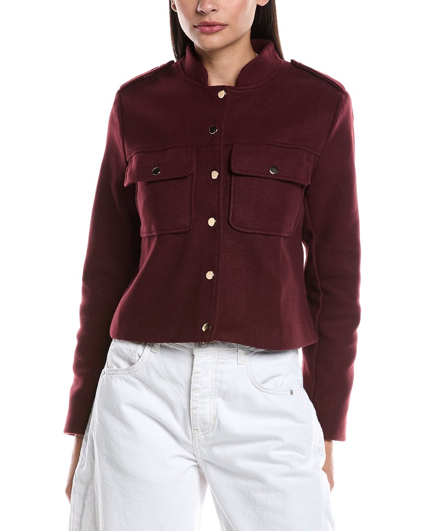 Femme Society Jacket In Red