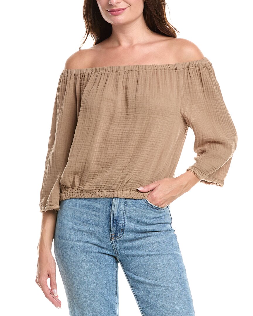 Michael Stars Isabel Convertible Top In Brown