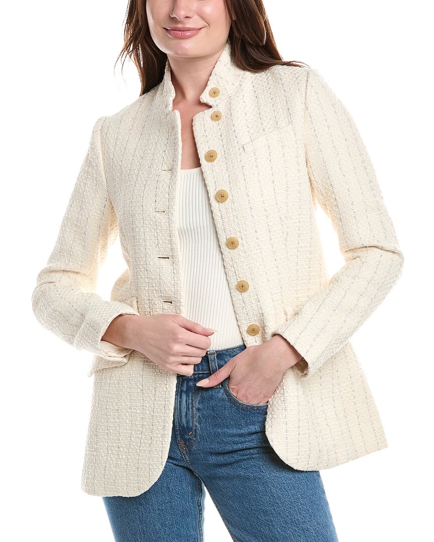 Rag & Bone Slade Tweed Jacket In Gold