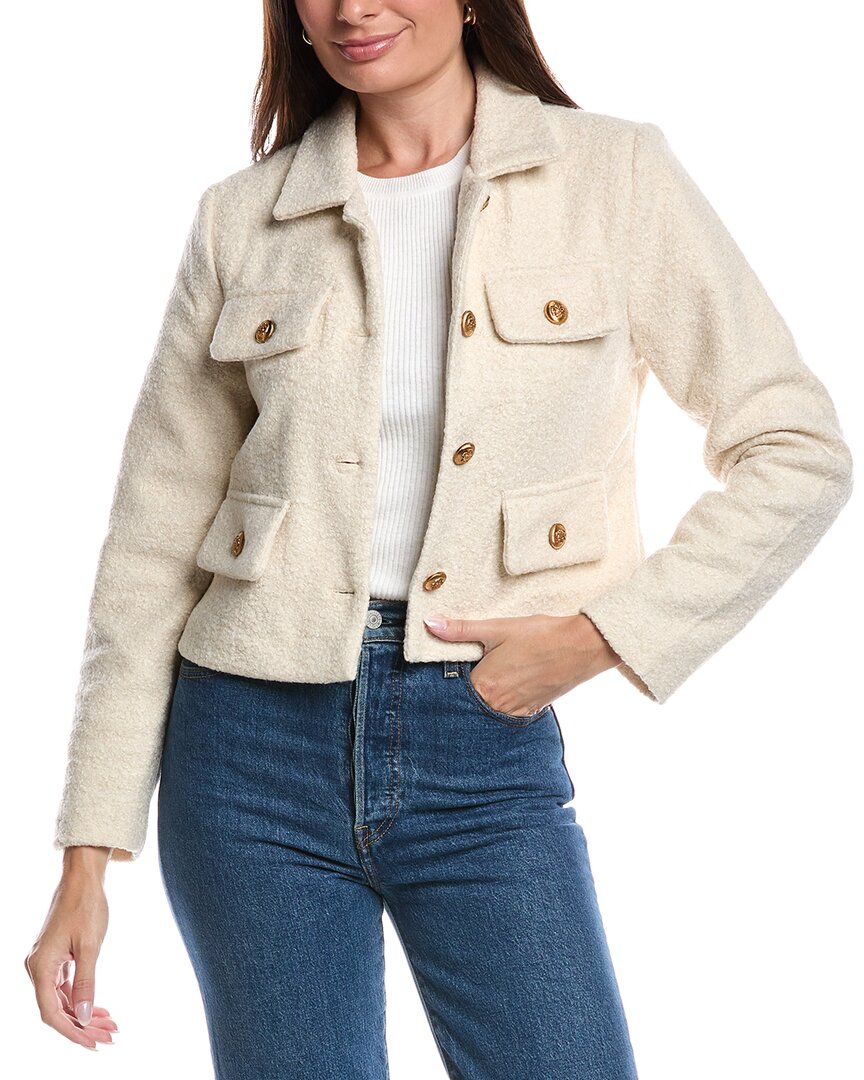 Blanknyc Blank Nyc Stay Icy Shacket In Neutral