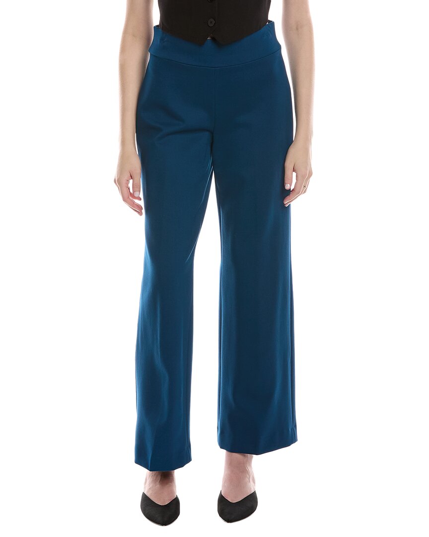 Anne Klein Wide Leg Pant In Blue