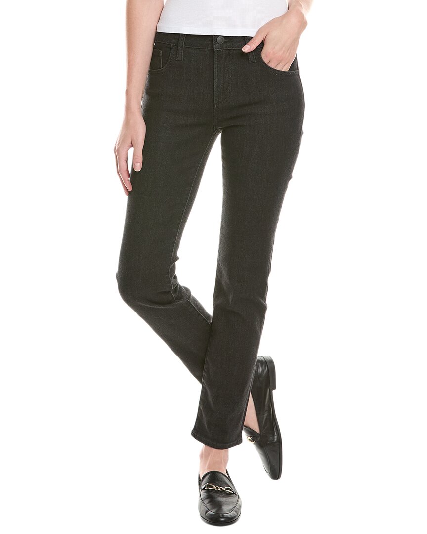 Joe's Jeans Mid Rise Straight Ankle Jean In Black