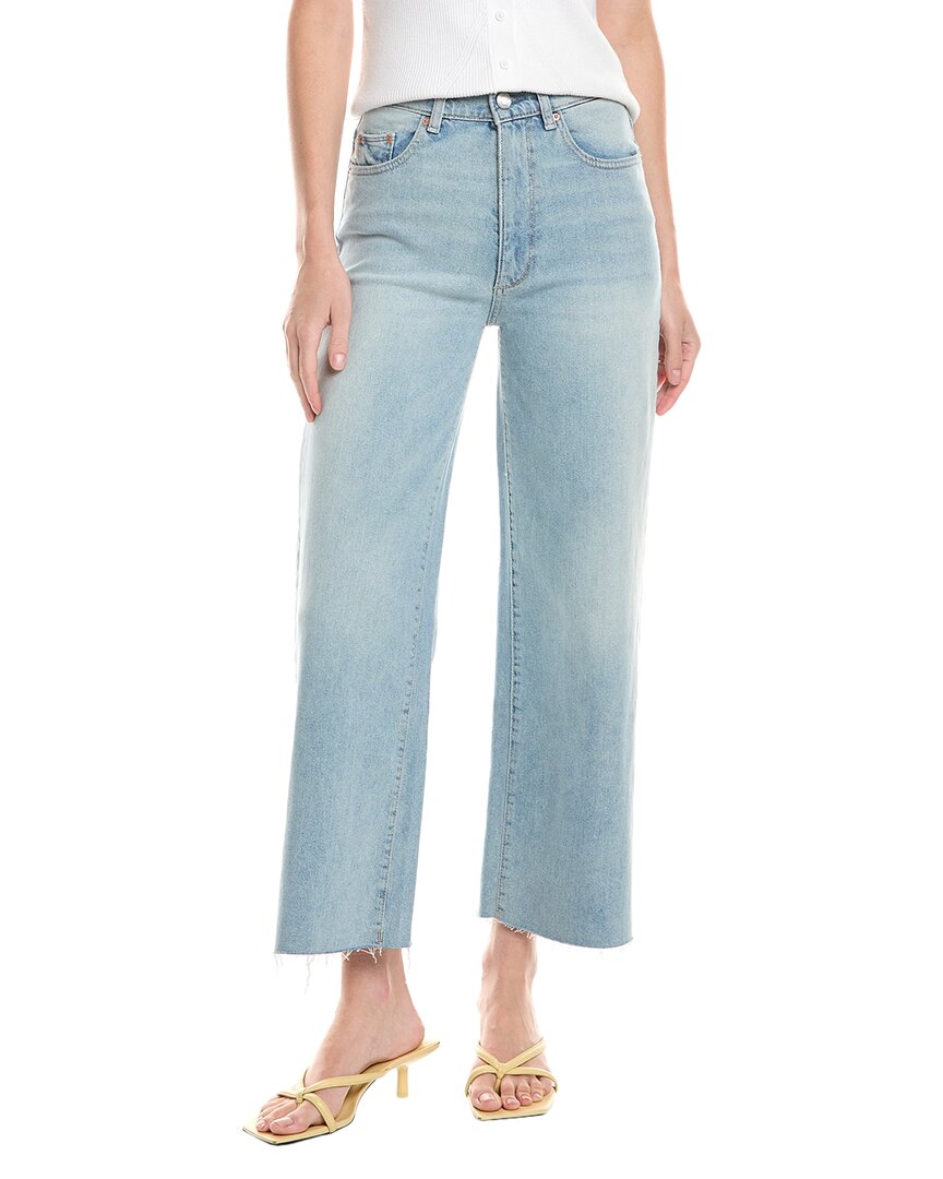 Dl1961 Hepburn Ankle Freshwater Wide Leg Jean In Blue