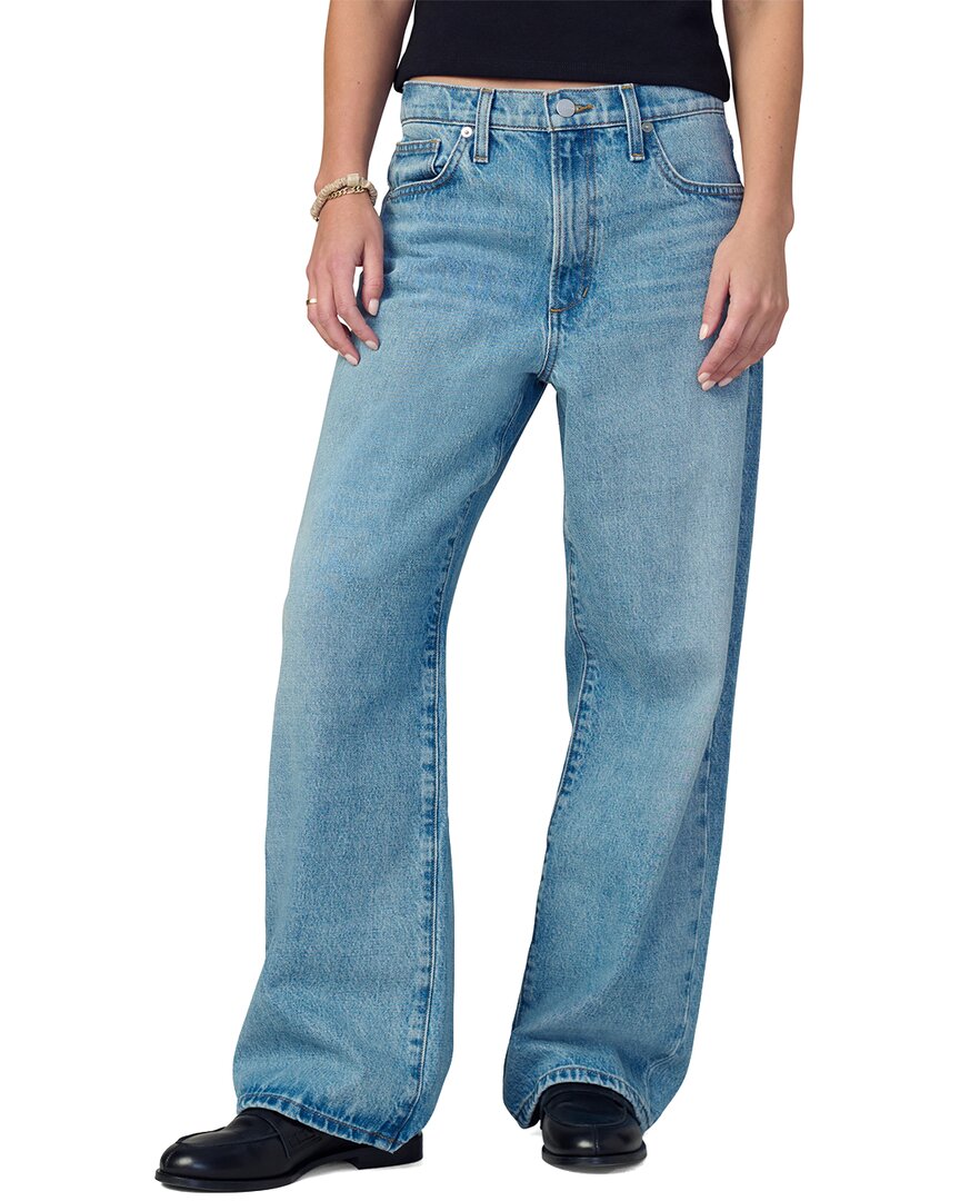 Joe's Jeans Petites The Twisted Mia High Rise Wide Leg Jeans In Wonderous In Blue