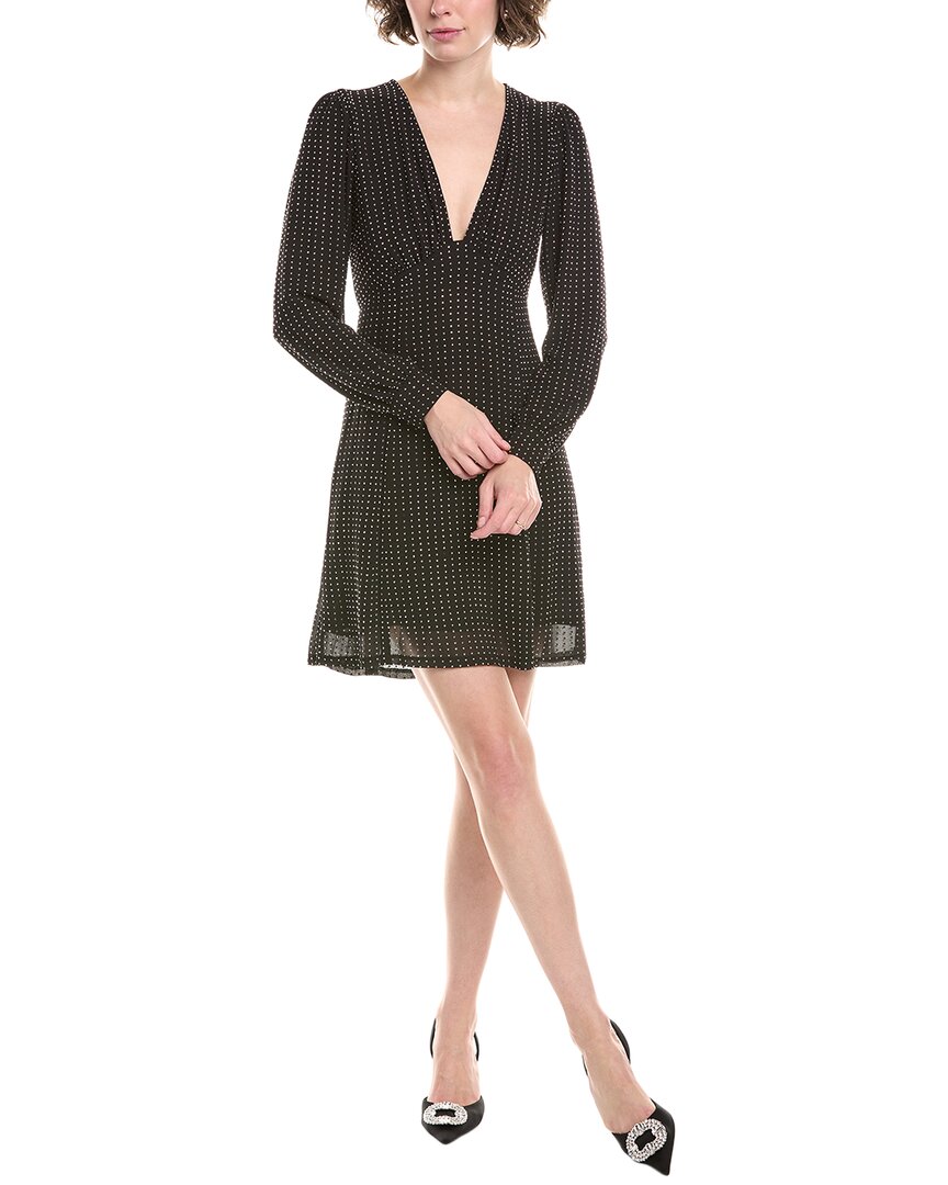 Michael Michael Kors Sequin-embellished Dress In Black