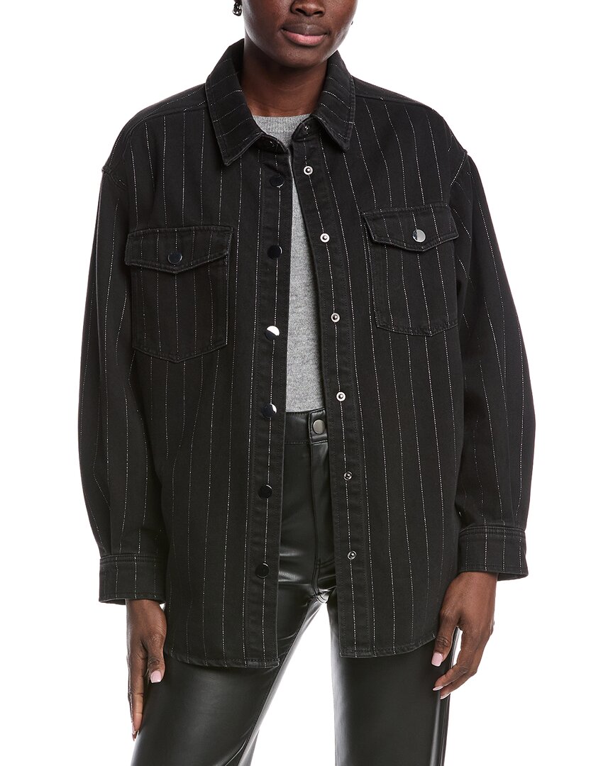 Kenneth Cole Oversized Shacket In Grey