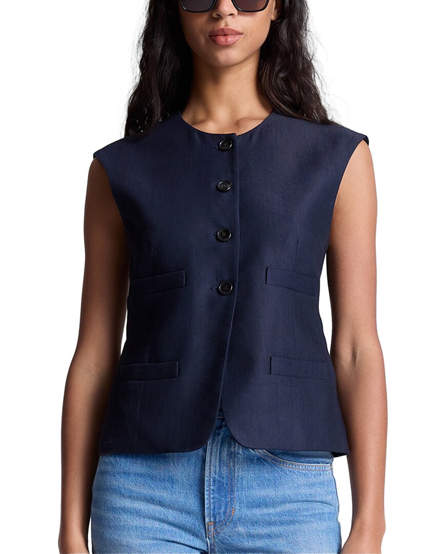 A.l.c Georgie Vest In Blue