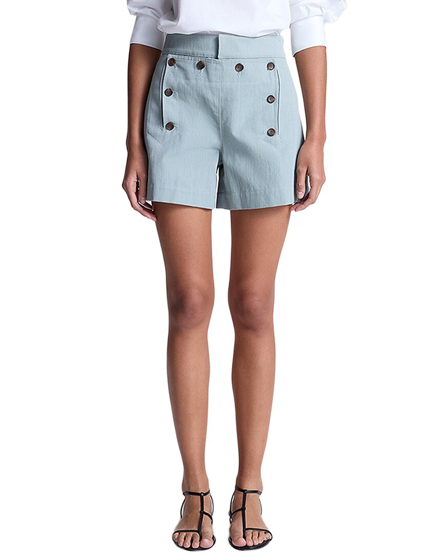 A.l.c A. L.c. Lucas Linen-blend Short