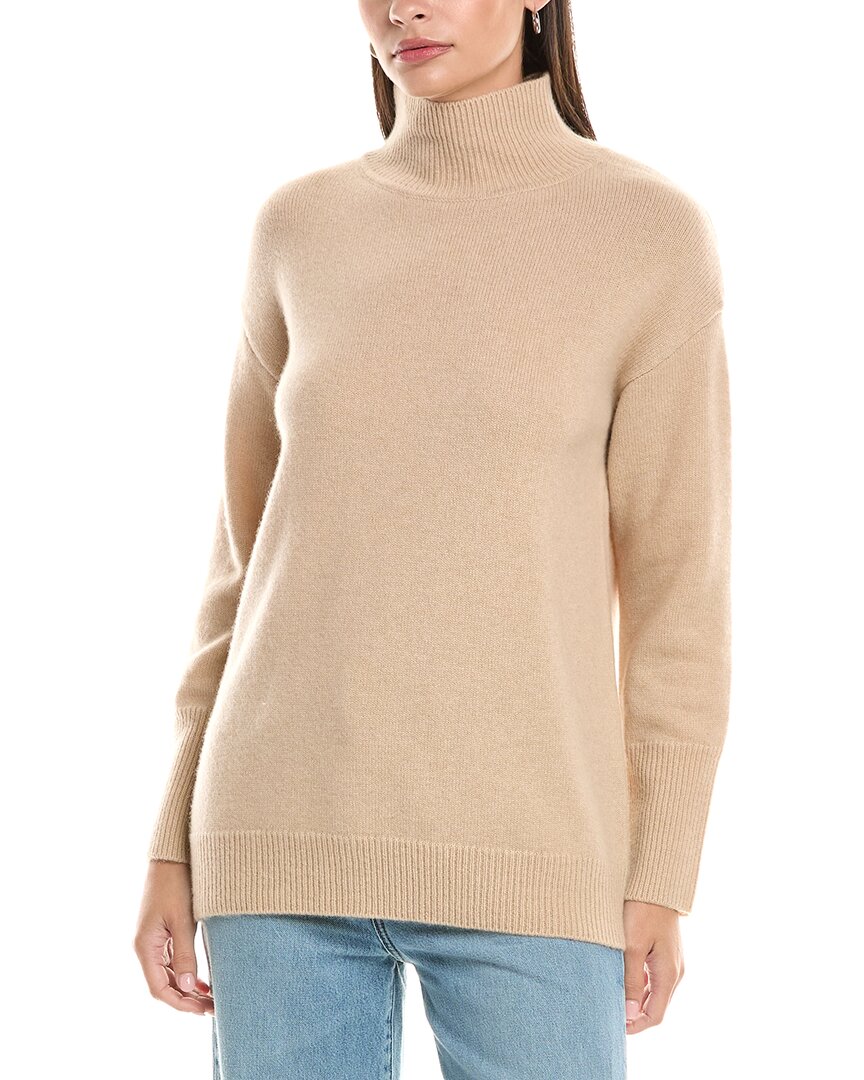 The Cashmere Project Classic Cashmere Sweater In Brown