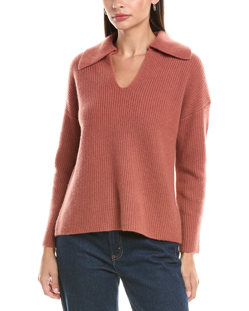 The Cashmere Project Cashmere Sweater In Orange