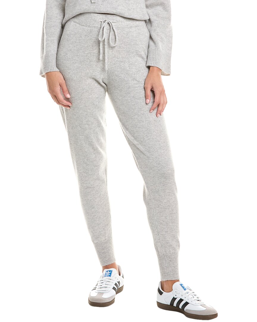 The Cashmere Project Basic Cashmere Sweatpant In Gray