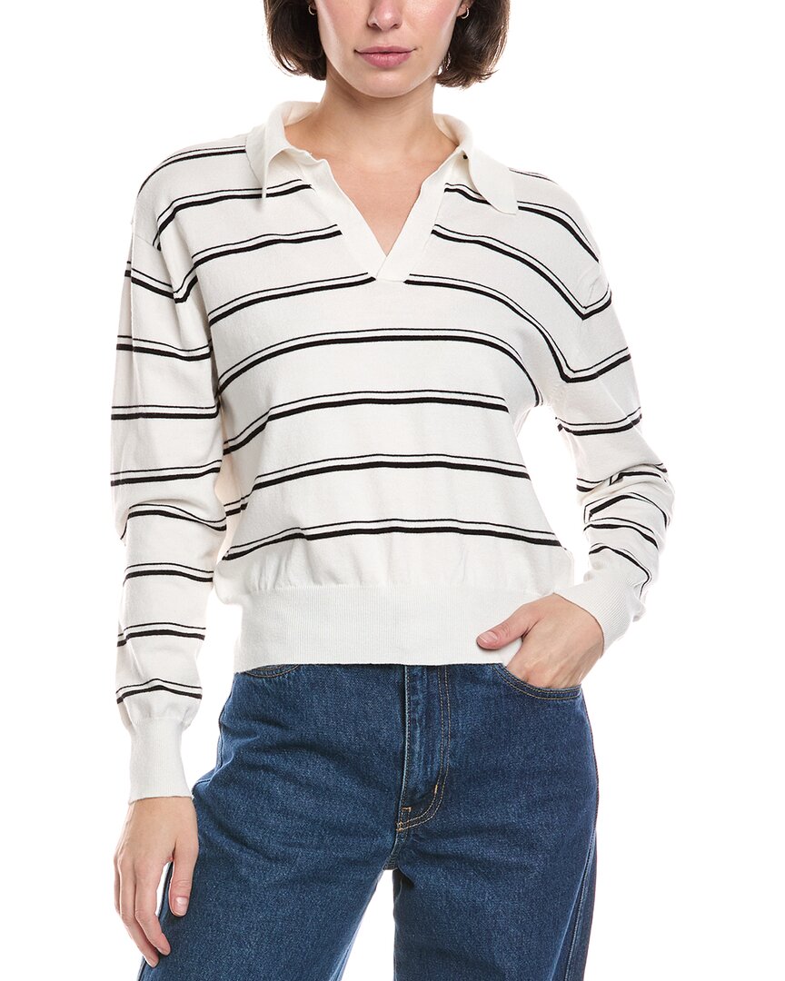 Rd Style Bodil Johnny Neck Pullover In White