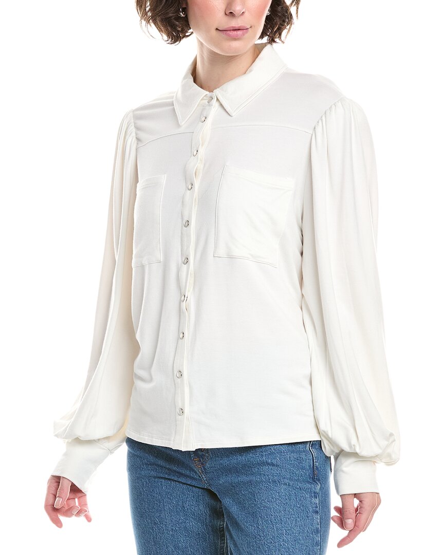 Robertson + Rodeo Lenox Shirt In White