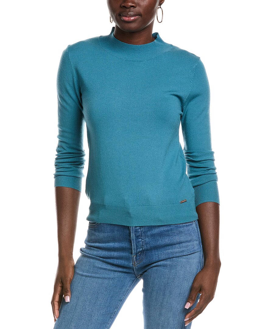T Tahari Sweater In Blue