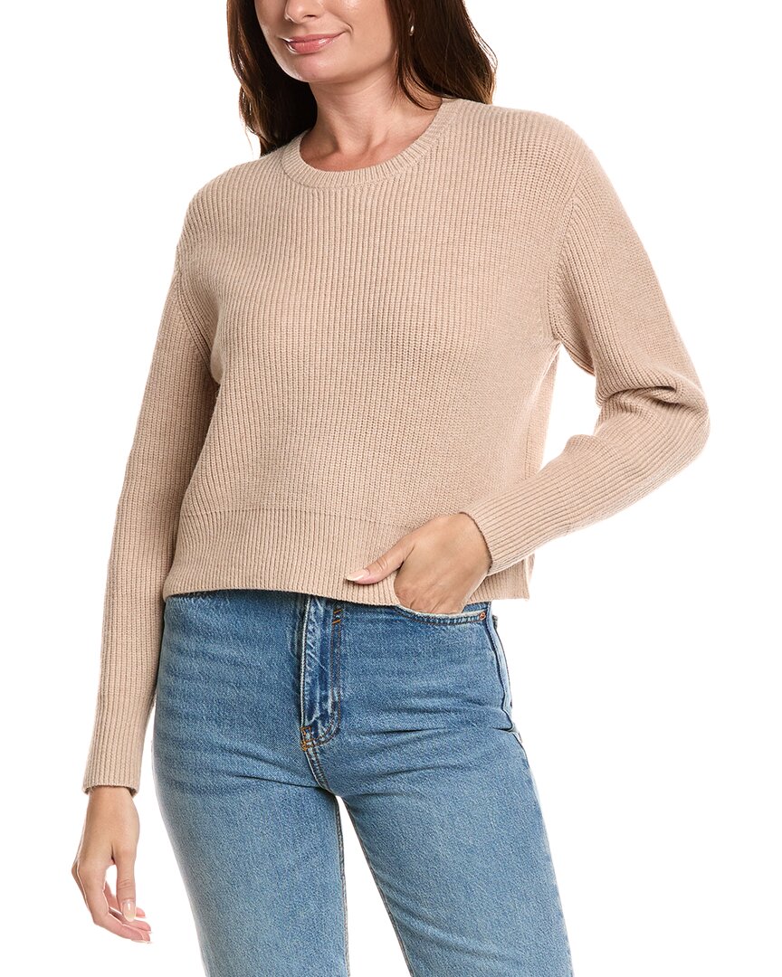 Industry Cropped Sweater In Neutral