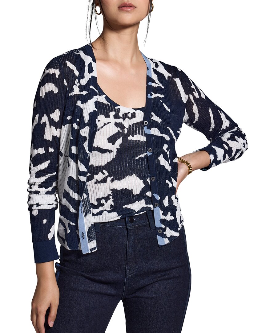 Nic + Zoe Nic+zoe Nightfall Rib Cardigan In Black