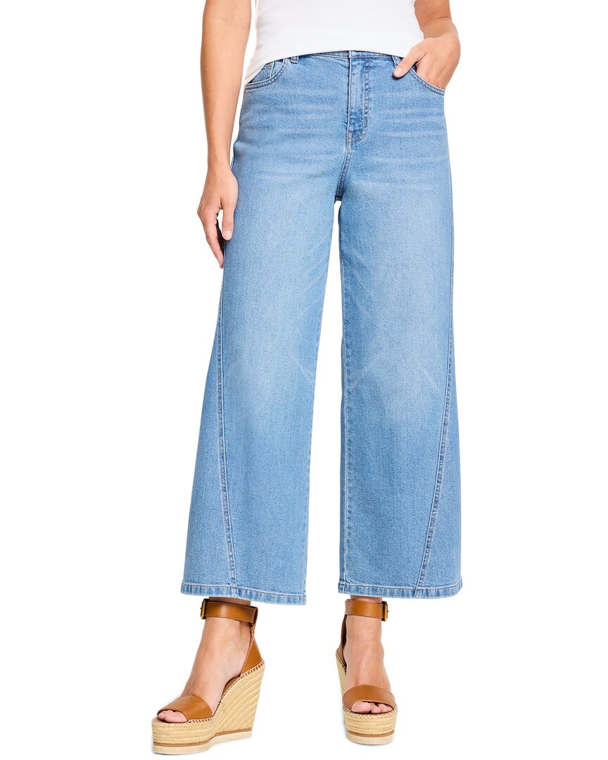 Nic + Zoe Nic+zoe 28 Forward Seam High Rise Weekend Jeans In Skyline In Blue