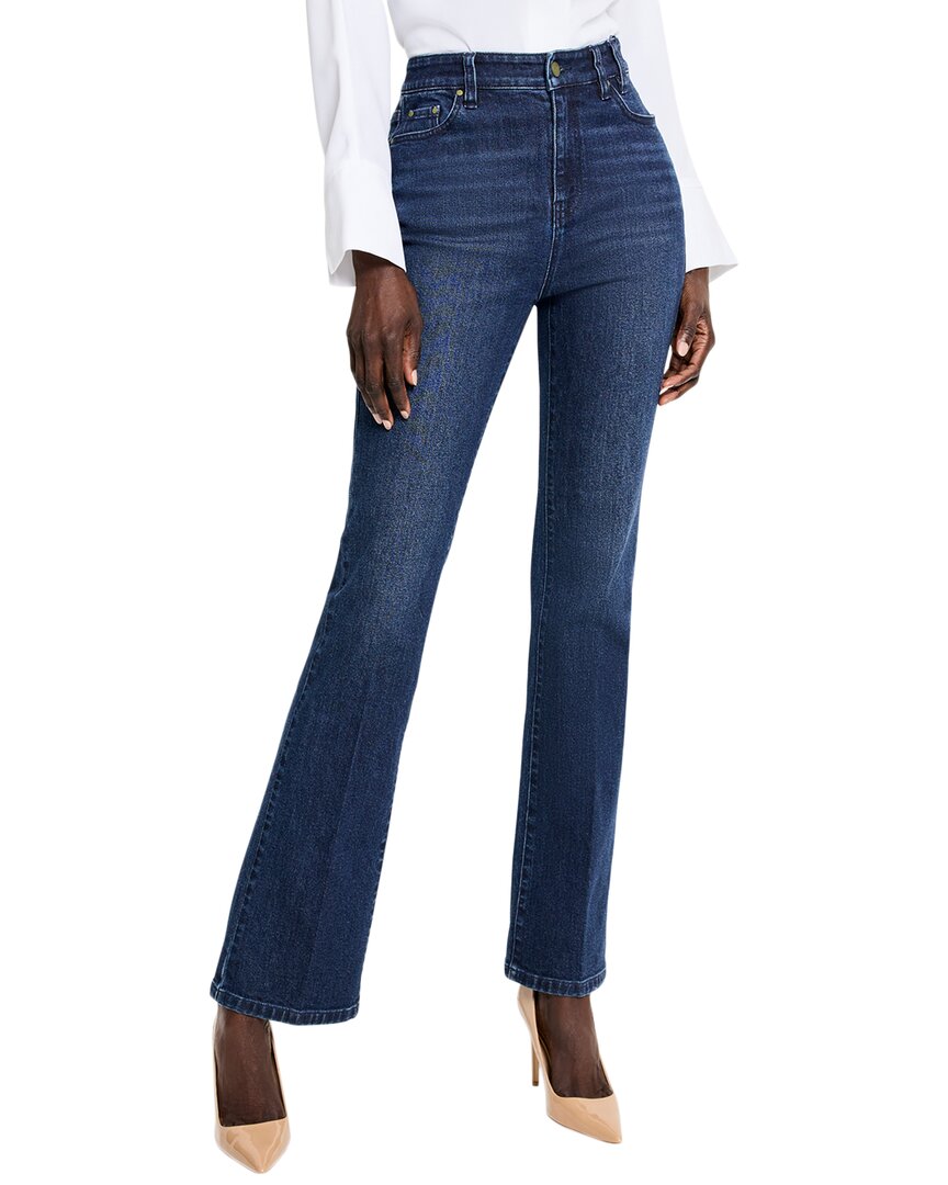 Nic + Zoe Nic+zoe High Rise Bootcut Jeans In Marine In Blue