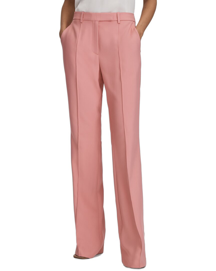 Reiss Millie Flare Trouser In Pink